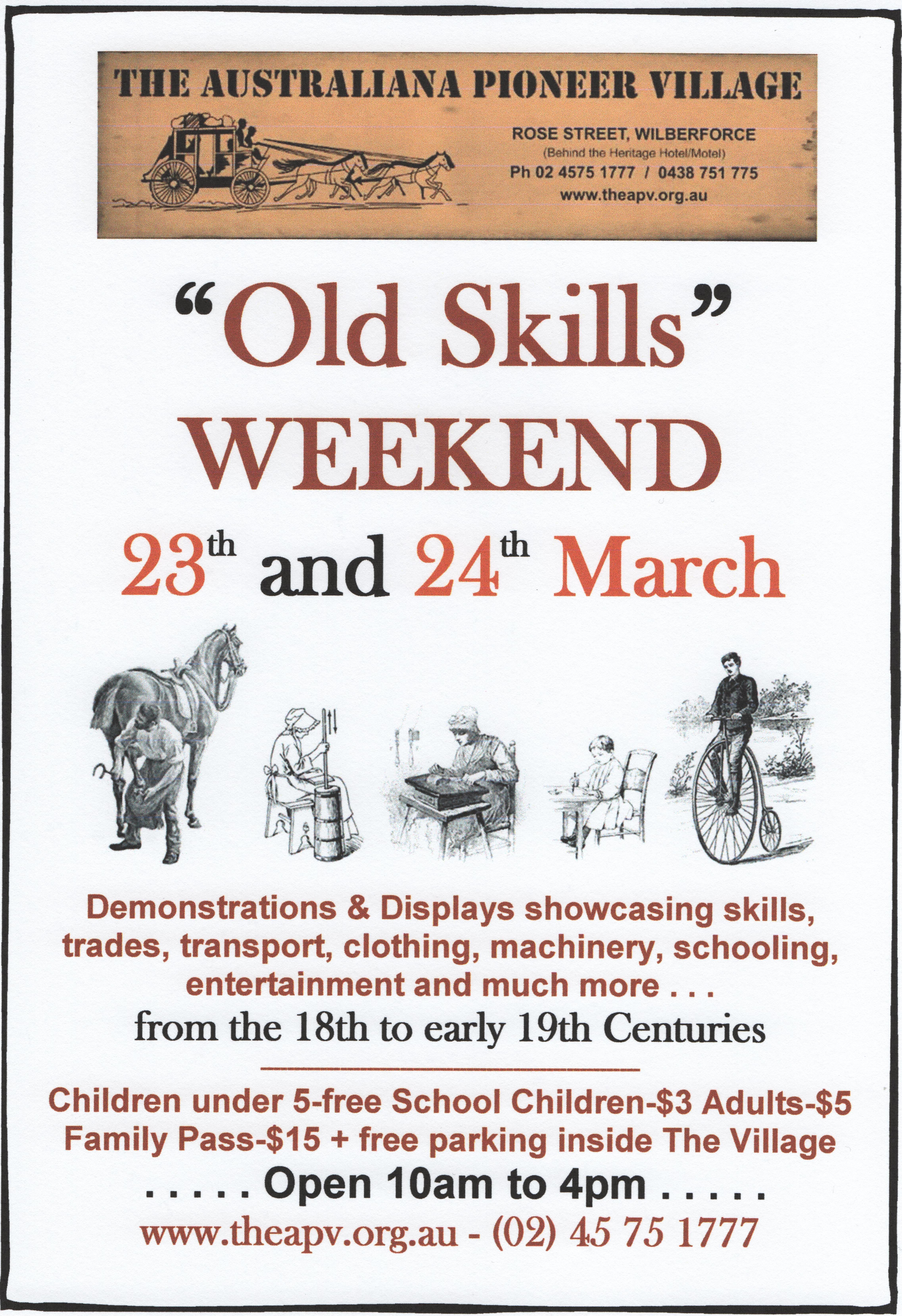Old Skills Weekend